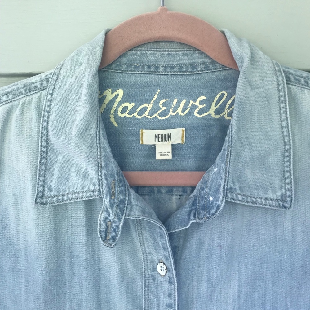 Madewell Chambray Long Sleeve Shirt
